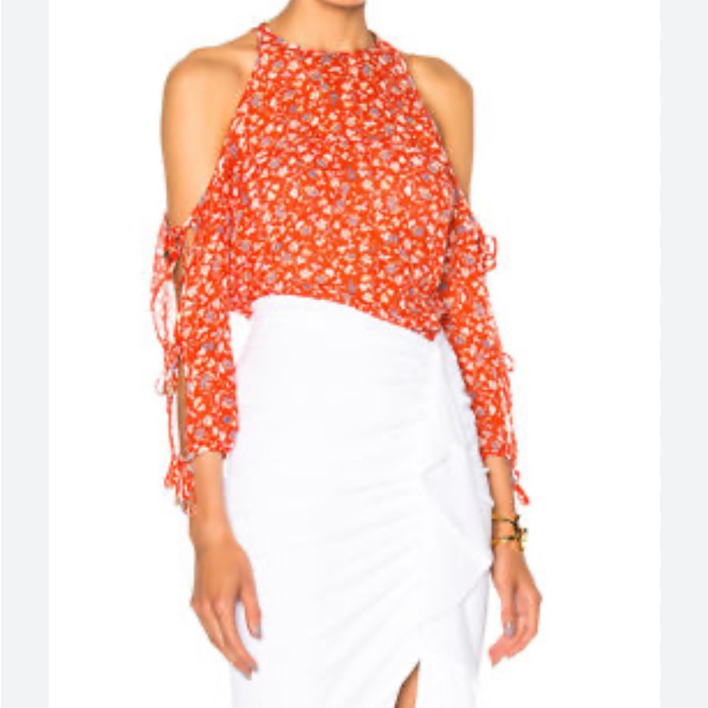 Veronica Beard Floral Sleeveless Top
